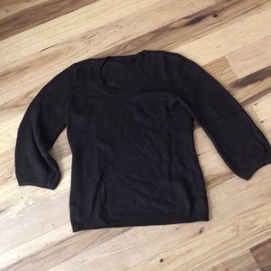 Brown sweater